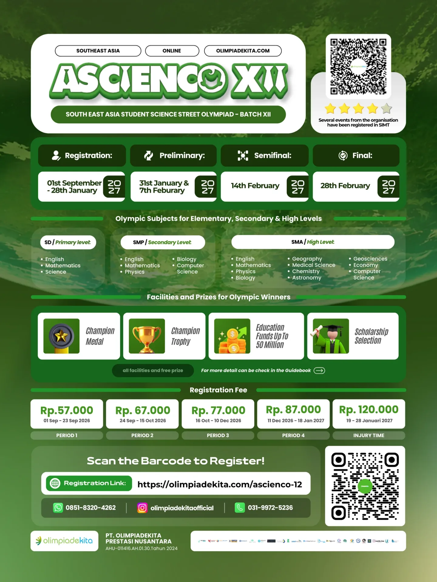 Poster ASCIENCO XII